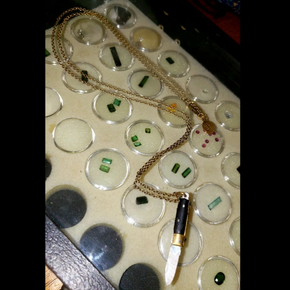 Switchblade necklace